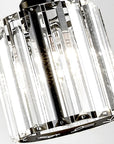Lampa Sufitowa Kryształ APP513-3CPR Czarna