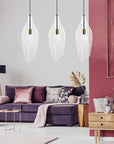 Lampa Sufitowa Szklana Modern APP892-1CP