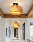 Lampa Wisząca Bambusowa APP1638-1CP 4