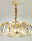 Lampa Kryształowa Wisząca APP1531-8CP4 Złota 6