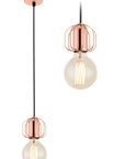 Lampa Sufitowa Wisząca Pojedyncza Loft APP593-1CP Różowe Złoto