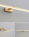 Kinkiet LED Gold 60cm APP834-1W