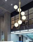 Lampa Sufitowa Wisząca Gold APP1585-6CP 2
