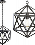Lampa sufitowa wisząca Tuscon Czarna