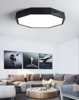 Lampa Plafon Diamond APP861-C 30 cm Czarna