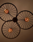 Lampa Sufitowa Wisząca App213-3cp Koło Industrial