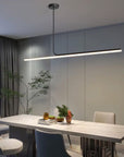 Lampa Sufitowa Wisząca Led App1660-cp Black 140cm 9