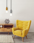 Lampa Sufitowa Wisząca Oprawka APP353-1CP Chrom Black