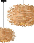Lampa Sufitowa Wisząca Boho Natural App884-1cp