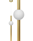 Lampa Sufitowa Wisząca Długa LED APP475-CP Złota