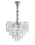 Lampa Wisząca Z Kryształami SWE077-CP 30cm Chrom 13