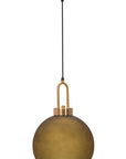 Lampa Sufitowa Wisząca Szklana Mat Kula 25cm APP627-1CP