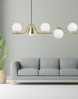 Lampa Sufitowa Wisząca Gold APP1662-5CP 5