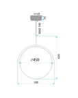 Lampa Wisząca Led App1427-c 50cm 9