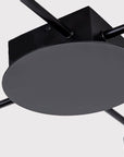 Lampa Sufitowa 4-ramienna Led App519-4c Czarna