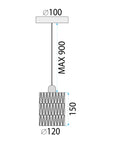 Lampa Sufitowa Boho APP1622-1CP 8