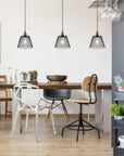 Lampa sufitowa APP944-1CP Set Czarna