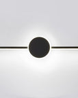 Kinkiet Łazienkowy Led Round Black 60cm App849-1w