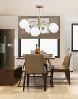 Lampa Wisząca Sufitowa Złota APP1577-6C 5
