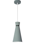 Lampa sufitowa wisząca pojedyncza KONA B szara mat