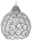 Lampa Wisząca Kryształowa Potrójna App715-3cp Chrom