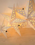 Papierowa gwiazda podświetlana LED SY-003 45cm