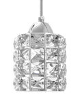 Lampa sufitowa kryształowa APP728-3CP Srebrna
