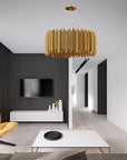 Lampa Sufitowa Złota APP1560-12CP 5