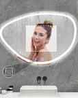 Lustro Ścienne Led Z Funkcją Bluetooth 70x100cm Fog 6
