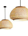 Lampa Wisząca Bambusowa APP1648-1CP 1