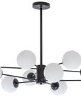 Lampa Sufitowa Wisząca Metal Industrial 10-Ramienna APP263-10CP