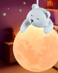 Lampa Sufitowa Wisząca White Bear APP1597-1CP 2