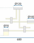 Lampa Wisząca Led APP1001-4C 6