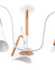 Lampa Sufitowa Skandynawska Trójramienna APP604-3C Biała