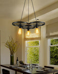 Lampa Sufitowa Wisząca App213-3cp Koło Industrial