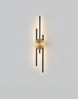 Lampa Ścienna Kinkiet Led App1437-w Czarna/złota 3