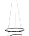 Lampa Kryształowa Wisząca Ring Led App773-2cp
