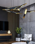 Lampa Sufitowa APP298-1CP Tuba 60cm Czarna