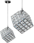 Lampa Wisząca Glamour Kostka App721-1cp Chrom