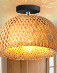 Lampa Wisząca Bambusowa APP1638-1CP 5