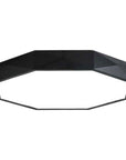 Lampa Plafon Diamond APP861-C 30 cm Czarna