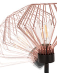 Lampa podwójna metalowa loft plafon APP535-2C Różowe Złoto
