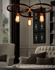 Lampa Sufitowa Wisząca App213-3cp Koło Industrial