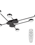 Lampa Sufitowa Nowoczesna 6-ramienna Led App521-6c Czarna
