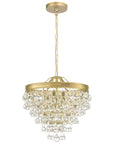 Lampa Kryształowa Wisząca APP1621-3CP Gold 6