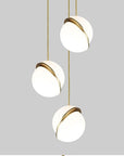 Lampa Sufitowa Wisząca Akrylowa Kula APP481-1CP Biała