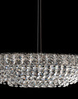 Kryształowa Lampa Sufitowa Owalna LED APP775-1CP