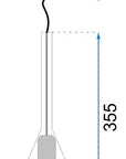 Lampa sufitowa Wisząca APP053-1CP Largo Biała