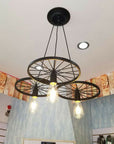 Lampa Sufitowa Wisząca App213-3cp Koło Industrial
