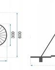 Lampa Sufitowa Wisząca App213-3cp Koło Industrial